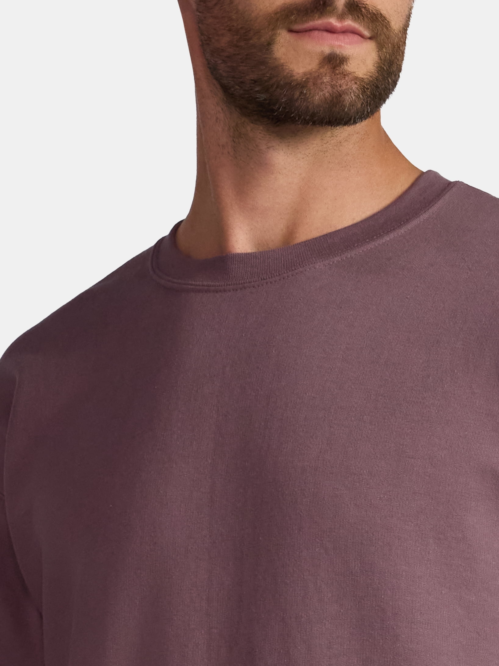 Athletic Works Fleece Crewneck Sweatshirt, Mens & Big & Tall Sizes XS-4XLT