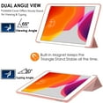 thumbnail image 3 of DuraSafe Cases for iPad Mini 5/4 / 3/2 / 1-7.9" A1550 A1600 A1490 A2126 A1432 A1599 A1489 A1432 A1538 A2133 A2124 Smart Durable Soft Silicone Shell Trifold Cover - Rose Gold, 3 of 7