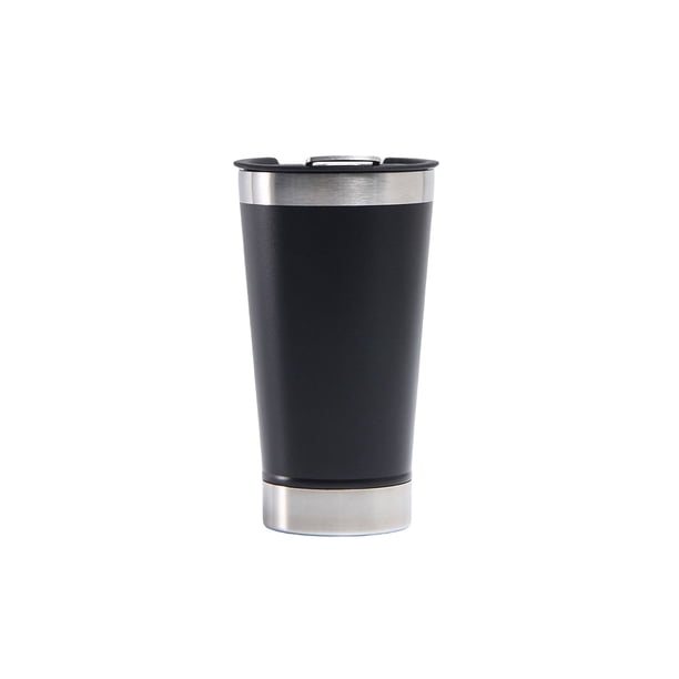 Bearachild Frasco de vacío de acero inoxidable, botella de bebida de gran capacidad, senderismo, fiesta de viaje, taza de café portátil para jugo de agua Suministros térmicos Negro Bearachild HA074479-03