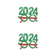 thumbnail image 4 of Transemion 2024 Glasses Frame Party Accessory Fashionable And Fun Funny Shape green 2Set, 4 of 6