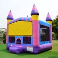 thumbnail image 3 of JumpOrange Commercial Grade Inflatable Cotton Candy Bounce House Backyard Party Moonwalk Size 13'x13', 3 of 5