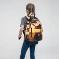 thumbnail image 5 of Naloa Hawaiian Sunset Beach Print Lightweight DayBackpack Suitable for school, work, shopping, travel, etc., 5 of 5