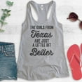 thumbnail image 2 of The Girls From Texas Are Just A Little Bit Better Tank Top, Ladies Racerback Tank Top, Texas Southwest Tank, Heather Gray, Large, 2 of 3