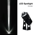 thumbnail image 3 of Foco LED de pared 250LM IP65 Impermeable Fiesta de iluminación de paisaje resistente a la intemperie 180 grados Lámpara giratoria de un haz para barra de jardín Luz blanca Yuarrent HA011797-01B, 3 of 7