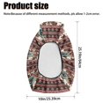 thumbnail image 7 of Renewold All-Weather ATV Seat Cover 25x10 Inch, Waterproof Heavy Duty 4 Wheeler Seat Cover ATV Accessories Decor for Yamaha Raptor 700, Polaris Sportsman 450/750, American Tribal Brown Cow Print Red, 7 of 7