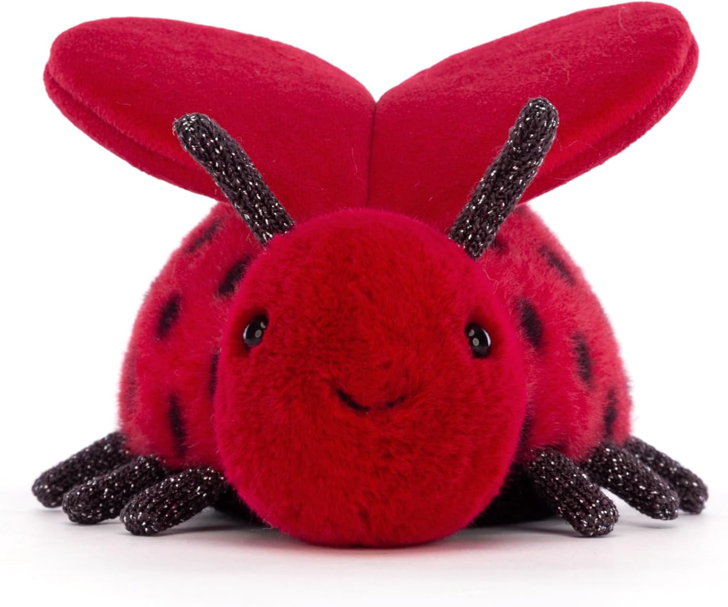 Jellycat Loulou Love Bug Stuffed Animal, 5 inches, Heart Wings