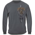 thumbnail image 4 of Firefighter Vintage Firefighter 100% Cotton Charcoal Gray T-Shirt X-Large, 4 of 7