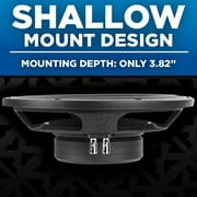 NVX SMW12D4 800W Peak (400W RMS) S-Series Shallow-Mount 12 Dual 4-Ohm Subwoofer