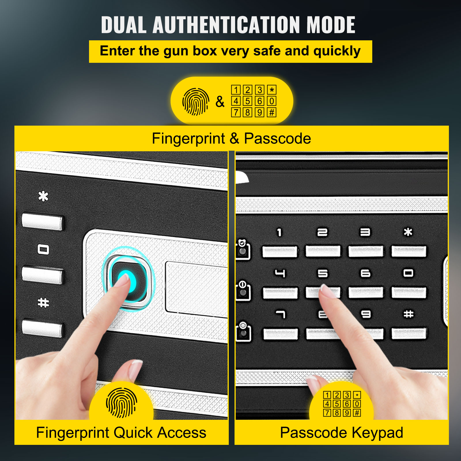 Kffkff 60L Security Safe with Fingerprint Lock photo 2
