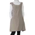 thumbnail image 2 of miduoduo-Cotton Linen Japanese Apron Halter Cross Back Bandage X Shape Aprons Two Pockets, 2 of 4
