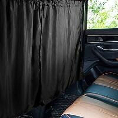 Cortina divisoria para automóvil, cortinas divisorias interiores, cortinas con cortinas de privacidad extraíbles para ventanas laterales delanteras y traseras, cortina simple para viajes, siestas y