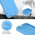 thumbnail image 2 of for iPhone 15 Case, Liquid Silicone Soft Gel Rubber iPhone 15 Phone Case Slim Fit Cover with Microfiber Lining Shockproof Protective Phone Cases for iPhone 15 6.1 inch, Sea Blue, 2 of 16