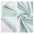 thumbnail image 2 of REGALWOVEN 1 Pcs Breathable Pillow Case with Envelope, Satin Pillowcases for Hair and Skin Light Blue Queen, 2 of 7