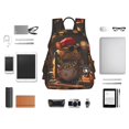 thumbnail image 4 of Balery Hip-Hop Guinea Pig. Mochila ligera para hombre y mujer: duradera e impermeable, ideal para la escuela, el trabajo, viajes y uso diario., 4 of 7
