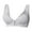 Grey, variant on Fiaer Lace Front Closure Bras for Women Seamless No Underwire Push up Comfort Breathable Bra Rose Gold XL