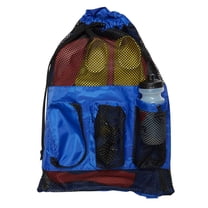 Sporti Mesh Backpack, Adult Size, Multiple Zips, Adjustable Nylon Straps