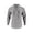 Grey*, variant on RUTAYY Men's Shirts Casual Fashion Solid Color Long Sleeve with Drawstring Stand Collar Stylish Tops Work Holiday Blouse