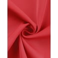 thumbnail image 5 of DARING DIVA Women's Plus Round Neck Work Ruffle Chiffon Top 4X Red, 5 of 6