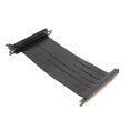 thumbnail image 4 of Pcie 3.0 X16 Riser Cable 180 Degree High Speed Flexible Dual Reverse Connector Gpu Graphic Card Extension Cable Black 70cm / 27.6in, 4 of 5
