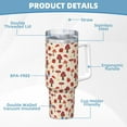 thumbnail image 5 of Haiem Mushrooms and Lady Bugs Printed 40OZ Ice Bully With Handle - Portable for Hot & Cold Drinks, Travel, Gym, Home, and Outdoor Activities, 5 of 8
