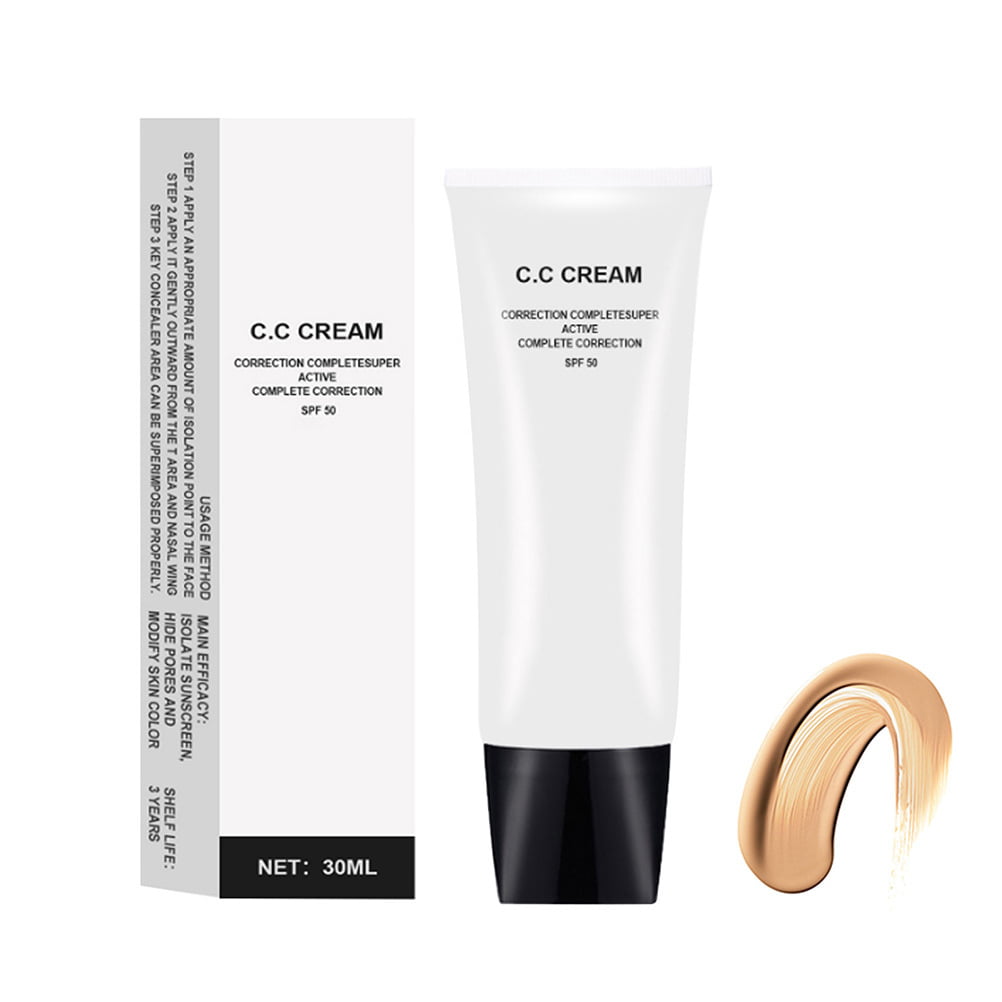 Skin Tone Adjusting CC Cream SPF 43 Makeup Color Correcting Cream  Foundation Moisturizing Self Adjusting for Mature Skin 