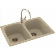 Metropolitan 33" x 22" Double Bowl Kitchen Sink - Finish: Prairie