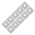 thumbnail image 2 of Kairuite 10pcs 12×12×1.5mm Square Straight Carbide Inserts for woodturning Planer Cutter, 2 of 8