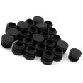 thumbnail image 4 of Uxcell 24 Piezas Tapones de Fin de Plástico Negro para Tubos Inserciones de 19mm Diámetro, 4 of 5