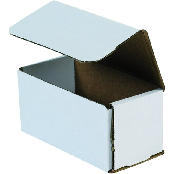 Partners Brand PM552 5"L x 5"W x 2"H, Blanc (Lot de 50)