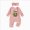 A42-Pink, variant on Girls Long Sleeve Jumpsuit