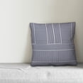 thumbnail image 2 of Creative Products Block Stripes in Blue 16x16 Spun Poly Pillow, 2 of 2