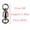 2, variant on 50pcs Ball Bearing Fishing Swivel/Solid Ring Brass/ Nickle Sea Fishing Swivels Connector Size1#-8#