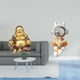 thumbnail image 2 of Estatua de Buda,Figuras de estatuas de Buda Bodhisattva de meditación,Figuras de esculturas budistas,decoración para templos y hogares,Estatua del astronauta,Figura decorativa espacial de, 2 of 8
