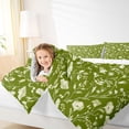 thumbnail image 3 of Erosebridal Vintage Flower Full Size Comforter Sets for Women, Green Bedding Sets, Reversible, 3pcs, 3 of 6