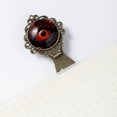 thumbnail image 5 of Halloween eyeballs Vintage Copper-Colored Lace Bookmarks: Set of Two Stainless Steel Book Accessories for Readers and Book Lovers, 5 of 5