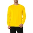 thumbnail image 1 of INSPIRE CHIC Chandail en Molleton Décontracté à Manches Longues pour Hommes Couleur Unie Basique Col Rond, 1 of 5