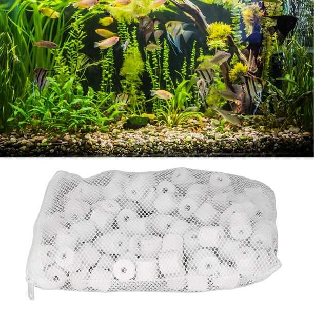 500G Aquarium Material Ceramic Ring Filter Media Stone Fish Tank Supplies  Tools