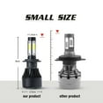 thumbnail image 4 of For Chevy Express Cargo Van 1500 2500 3500 Pair 7x6 5x7 LED Headlights Hi/Lo DRL, 4 of 13