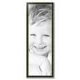 thumbnail image 2 of ArtToFrames 15" x 45" Black Panel With Silver Lip Picture Frame, 15x45 inch Multi Wood Poster Frame (WOM-5093),  Pack, 2 of 7