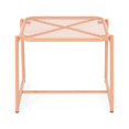 thumbnail image 1 of Mesa auxiliar para exteriores Benzara Elie, 50 cm, malla, naranja, 1 of 5