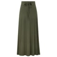 thumbnail image 5 of Women's Casual Long Skirts Stretchy Soft Bodycon Maxi Formal Skirts Knit High Waist Skirts for Women, 5 of 5