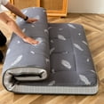thumbnail image 4 of MAXYOYO 6" Extra Thick Japanese Floor Mattress Futon Mattress, Foldable Mattress Tatami Pad Floor Mattress for Adults Floor Bed Roll Up Mattress Guest Mattress Camping Mattress,Grey Feather,Queen, 4 of 7