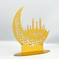 thumbnail image 3 of Crescent star acrylic mirror table three-dimensional holiday decoration, 3 of 4
