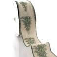 thumbnail image 2 of Ribbon Traditions Watercolor Winter Snowy Trees Burlap Wired Ribbon 2 1/2" by 10 Yards, 2 of 3