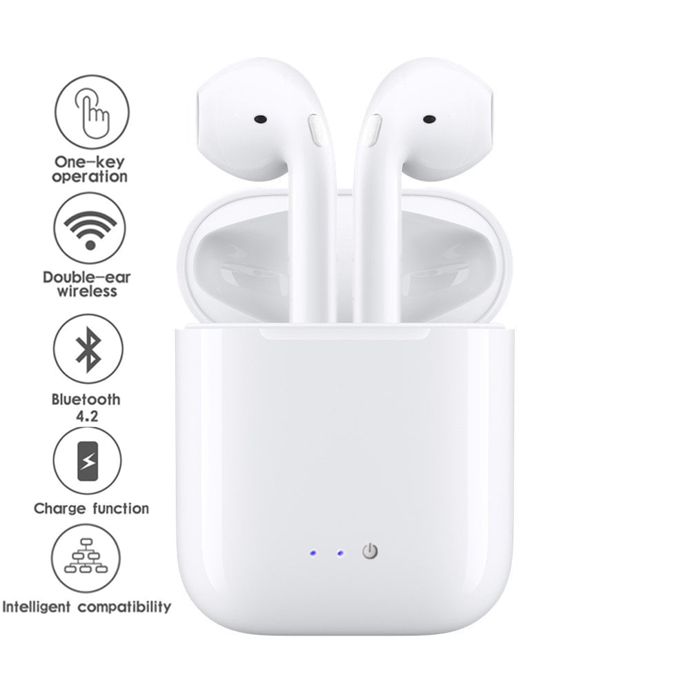 True Wireless Earbuds by Indigi® - Bluetooth 4.2 Mini Cordless Hands