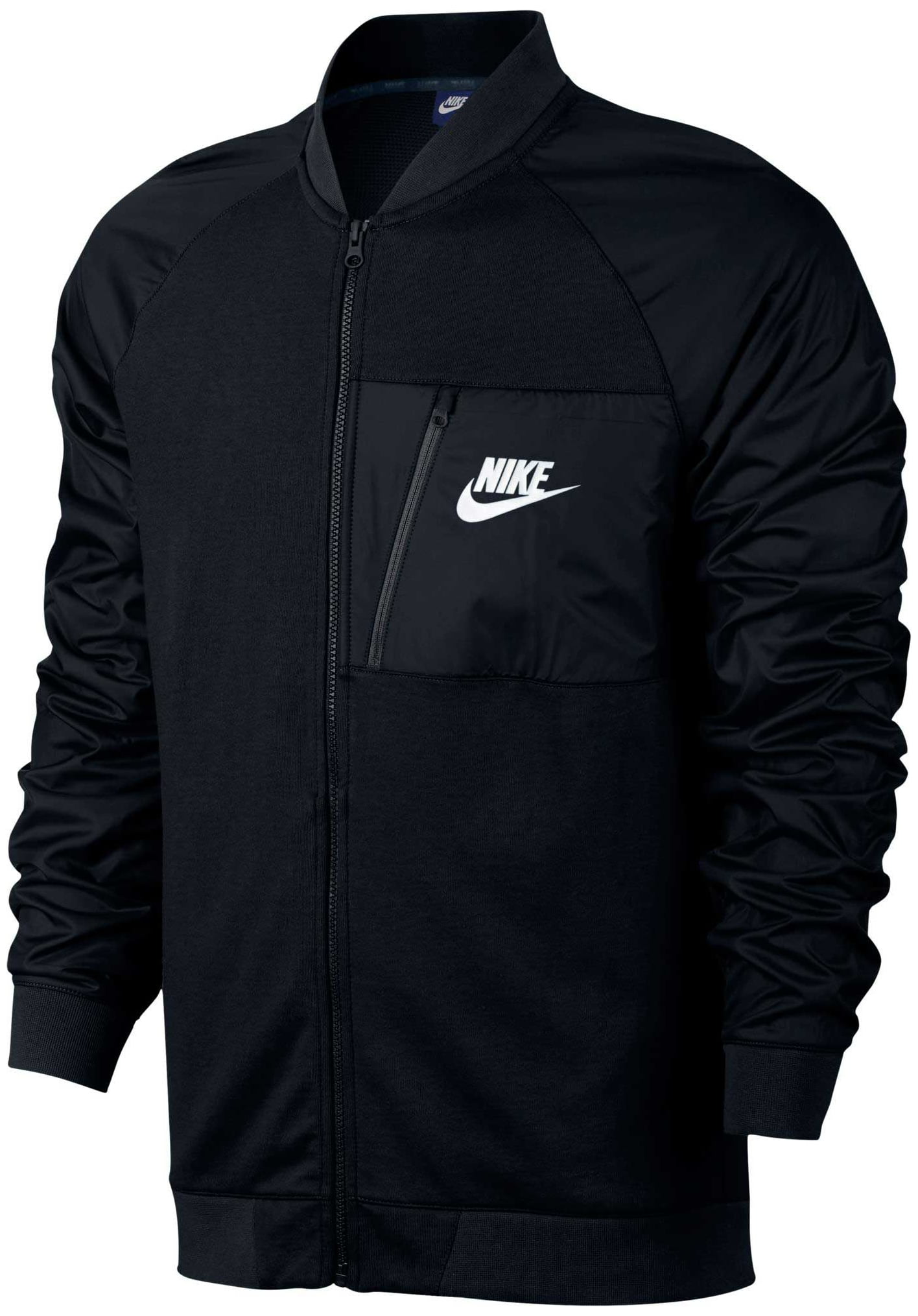 Nike Men's Sportswear Advance 15 Fleece Full Zip Jacket - Black ...