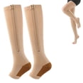 thumbnail image 1 of EGNMCR Chaussettes Zipo pour Varices, Chaussettes Compressées, Chaussettes de Pression Exposées, Chaussettes de Sport, Chaussettes de Course bits bits, 1 of 2