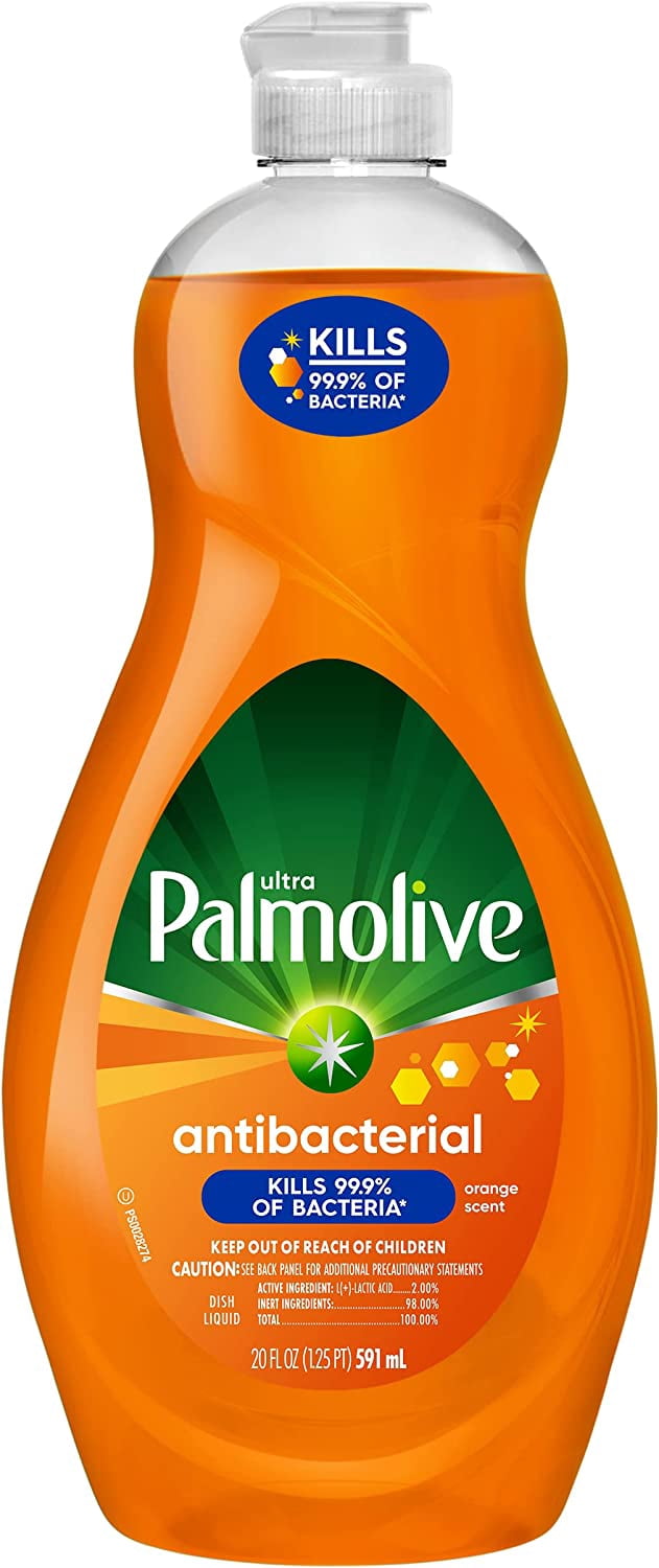 Palmolive Ultra Antibacterial Dishwashing Liquid Soap, 20 Oz, 3 Pack