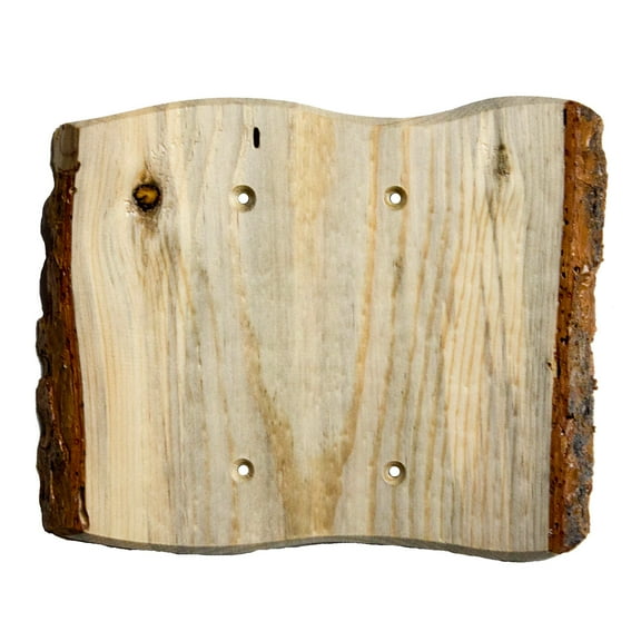 Switch Plate - Rustic - 2 Blank - Blued Pine