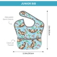 thumbnail image 4 of Kdxio Cute Otters Bibs For Babies, Baby Bibs for Eating, Toddler Bibs, Waterproof Bibs, Feeding Bibs, for Toddlers, Boys, Girls, 4 of 8